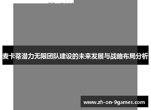 麦卡蒂潜力无限团队建设的未来发展与战略布局分析 麦卡蒂潜力无限团队建设的未来发展与战略布局分析